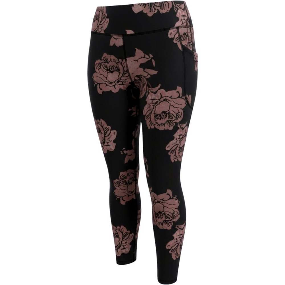 TORRID Premium Legging Capri Signature Waist Pocket Floral Black NWT 1X